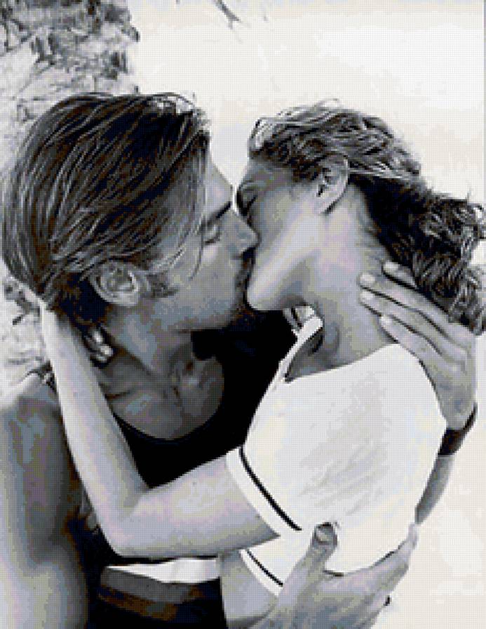 черно-белое - люди, пара, чувства, парень, тоска, лица, любовь, девушка, монохром - предпросмотр