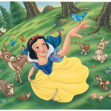 Схема вышивки «белоснежка»