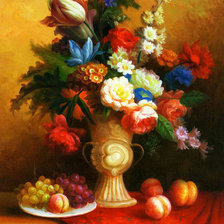 Схема вышивки «Цветы»