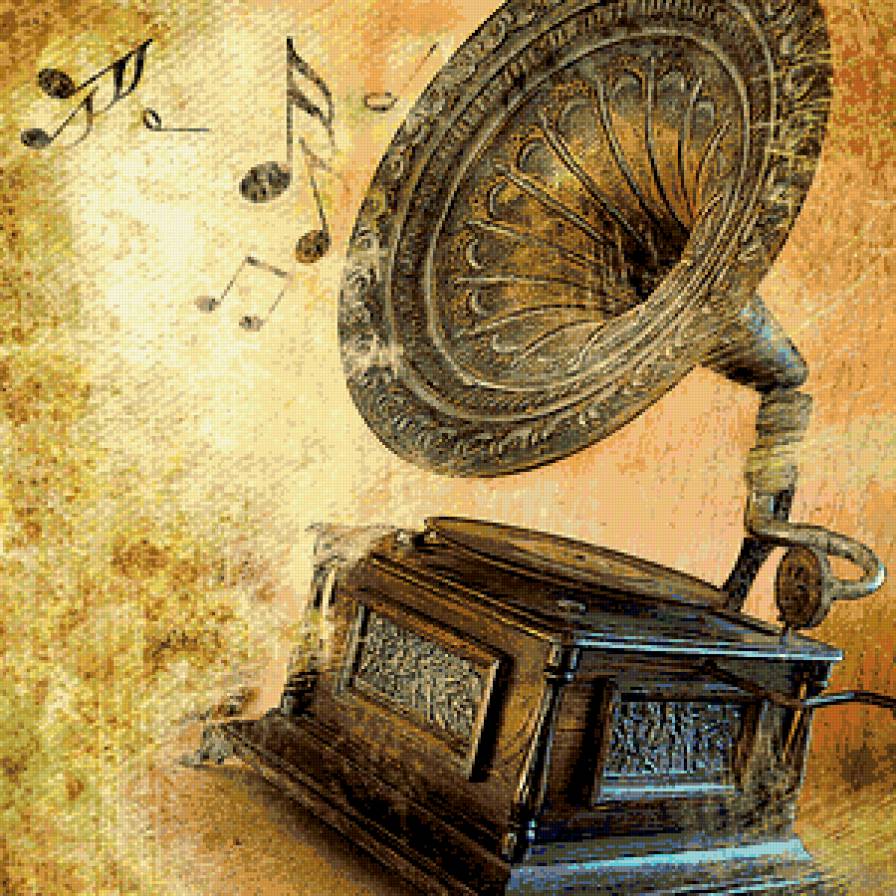 Музыка - музыка, старина, грампластинка - предпросмотр