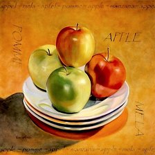 Схема вышивки «Яблочки»