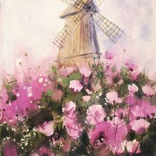 Схема вышивки «Мельница»