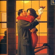 Схема вышивки «Встреча»