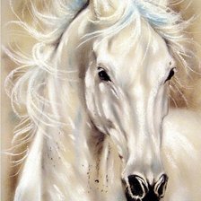 Схема вышивки «лошади»