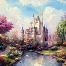 Схема вышивки «Замок»