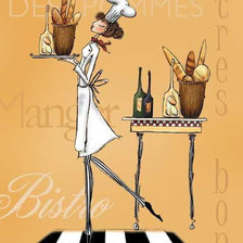 Схема вышивки «Повар»