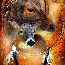 Схема вышивки «Индейские мотивы»