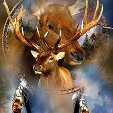 Схема вышивки «Индейские мотивы»