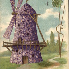 Схема вышивки «Мельница»