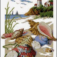 Схема вышивки «морской мотив»