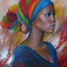 Схема вышивки «painted turban»