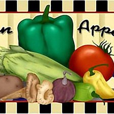 Схема вышивки «Приятного аппетита»