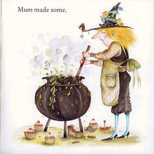 Схема вышивки «Ведьмочка»