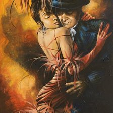 Схема вышивки «Танец»