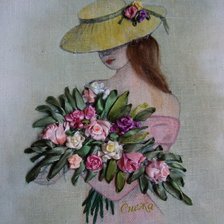 Схема вышивки «lány»