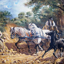 Схема вышивки «ösvény»