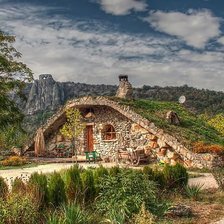 Схема вышивки «Сказочный дом 2»