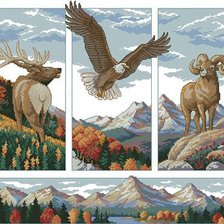 Схема вышивки «ТРИПТИХ, ДИПТИХ, ПОЛИПТИХ "РАЗНЫЕ МЕЛОДИИ"»