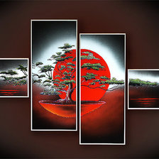 Схема вышивки «ПОЛИПТИХ "ЗАКАТ"»