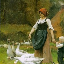 Схема вышивки «libapásztorlány»