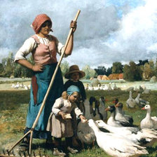 Схема вышивки «libapásztorlány»