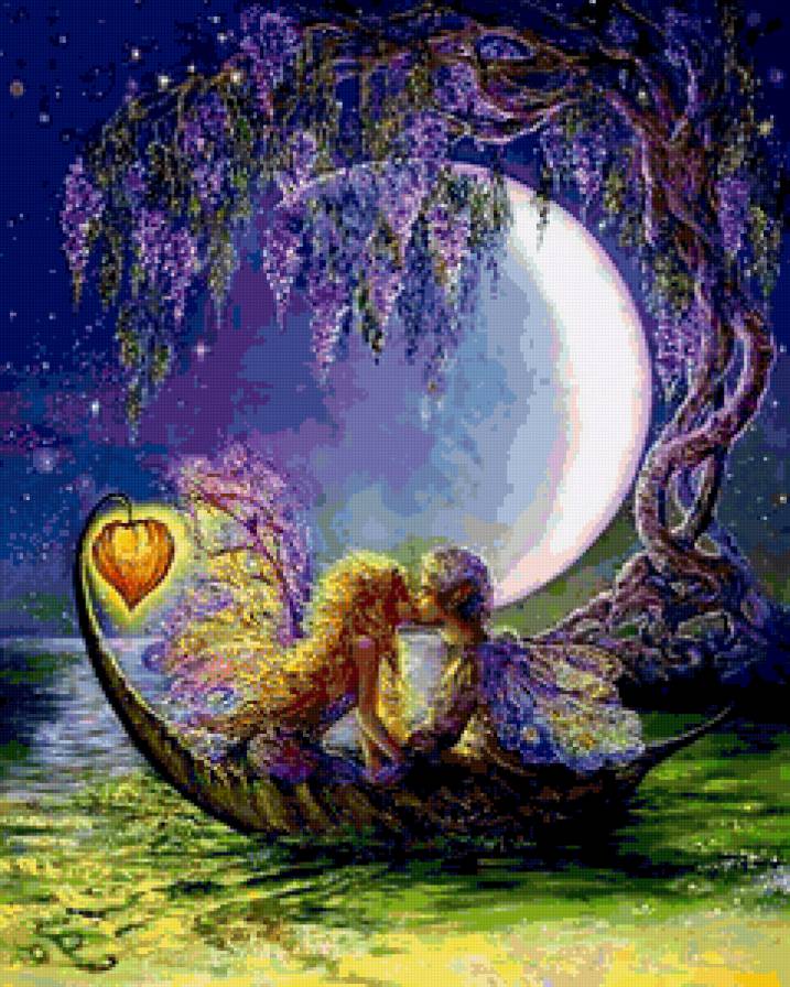 любовь - фентези, девушка, феи, любовь, эльфы - предпросмотр