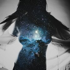 Схема вышивки «космос внутри»