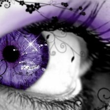 Схема вышивки «взгляд»