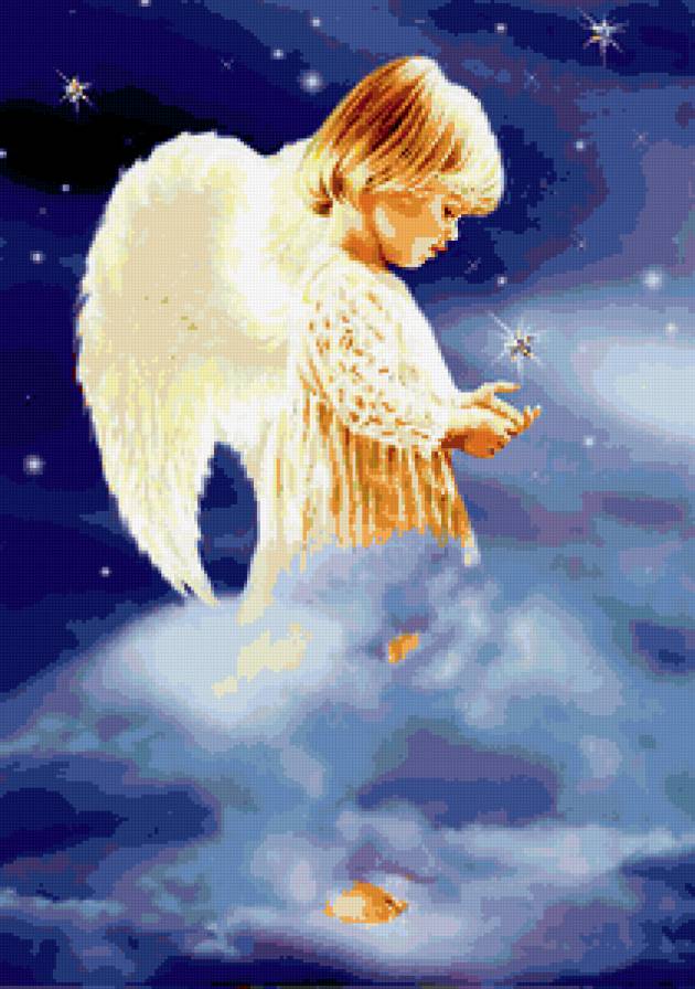 ангел - глаза, девушка, небо, люди, тоска, облака, ангел, чувства, лица - предпросмотр