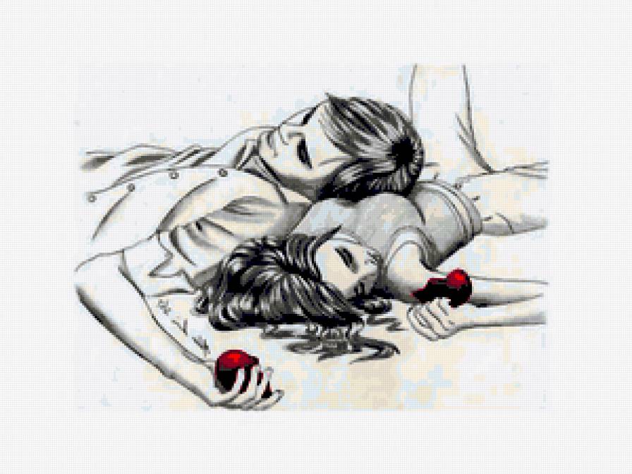 пара - вдвоем, чувства, пара, влюбленные, черно-белое, монохром - предпросмотр