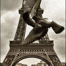 Схема вышивки «Эйфелева башня»