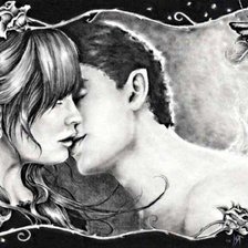 Схема вышивки «Поцелуй Ангела»