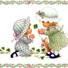 Схема вышивки «подружки»