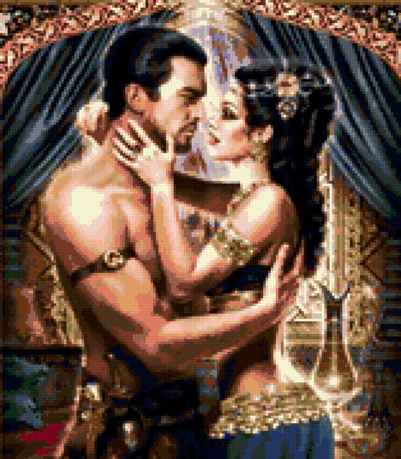 мужчина и женщина - восток, романтика, пары, пара, влюбленные, вдвоем, любовь, двое - предпросмотр