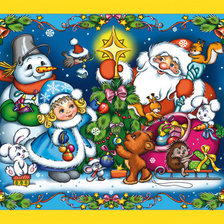 Схема вышивки «новый год»