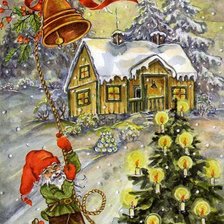 Схема вышивки «гномик»