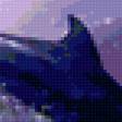 Предпросмотр схемы вышивки «Дельфины ночью» (№226033)