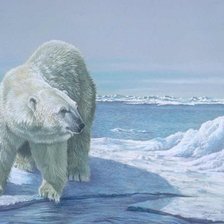 Схема вышивки «Дикие животные зимой»