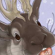 Схема вышивки «Олень»