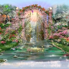 Схема вышивки «Дивный сад»