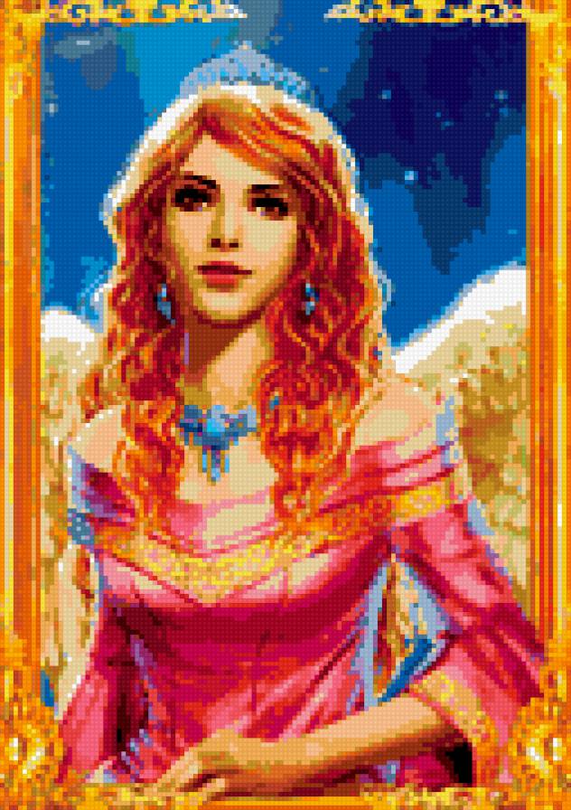 принцесса - девушка, образ, ангел, фентези, портрет, сказка - предпросмотр