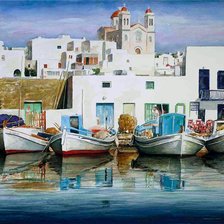 Схема вышивки «Науса. Греция»