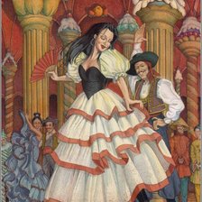 Схема вышивки «девушка»