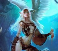 Схема вышивки «эльфийка»