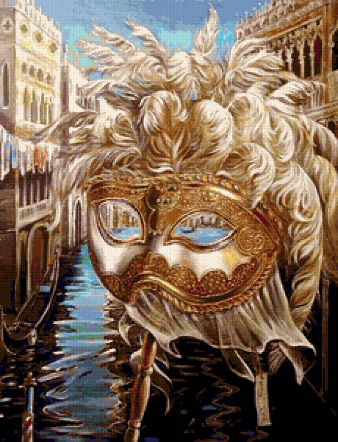 Венецианский карнавал - карнавальные маски, маска, маскарад, маски, карнавал, венеция - предпросмотр