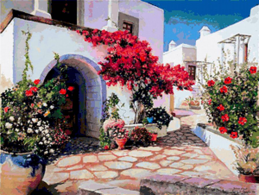 Патмос. Греция. - греция, городской пейзаж., город, острова - предпросмотр