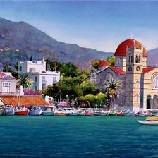 Схема вышивки «Эгина.Греция.»