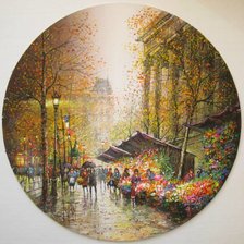 Схема вышивки «Улочки Парижа 1»