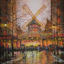 Схема вышивки «Улицы Парижа 3»