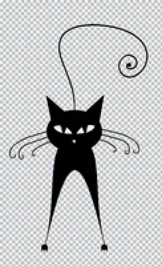 Чёрный кот - кошка, черный кот, кот, кошки, котик, коты, животные - предпросмотр